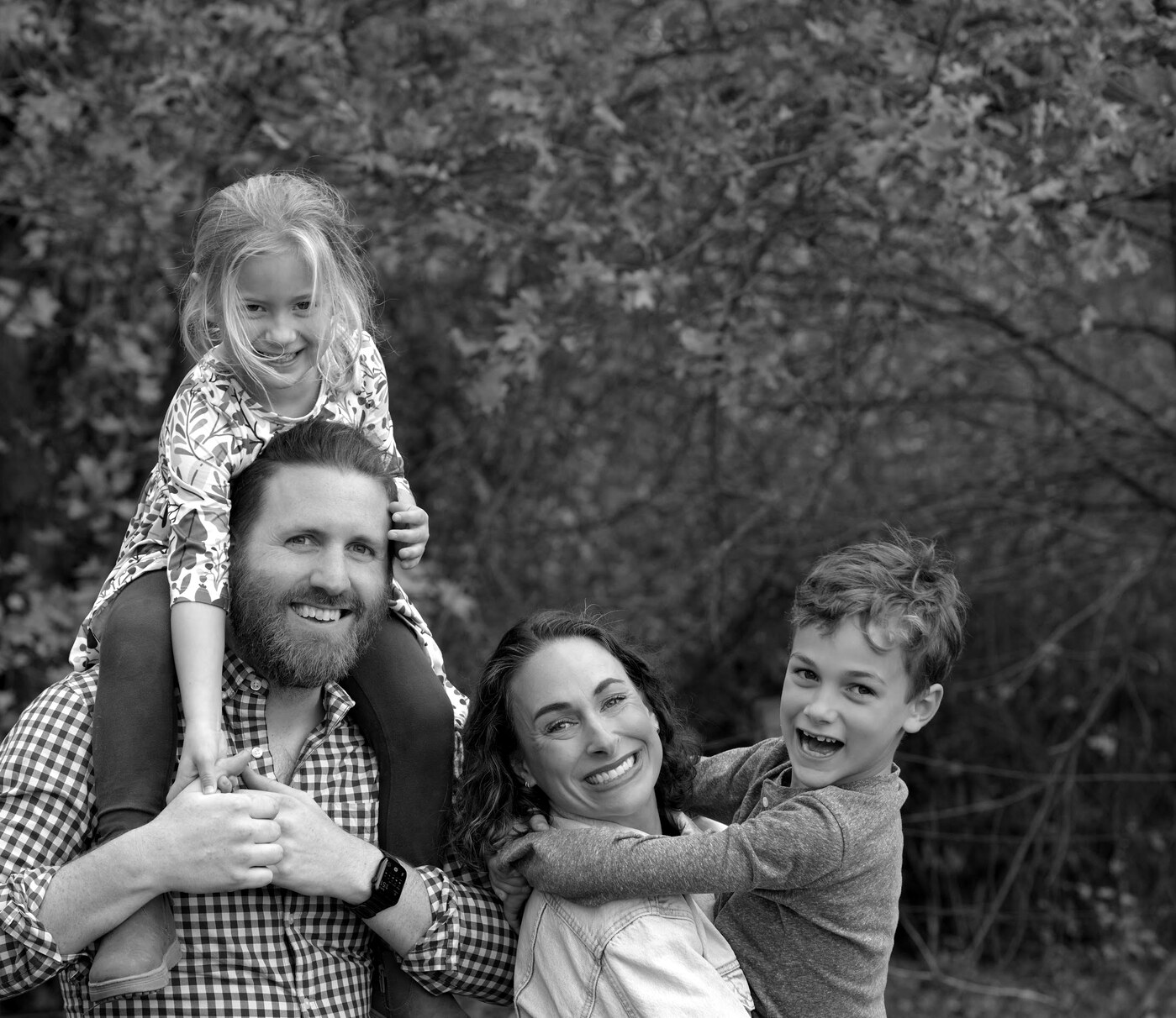 Sean Meehan with his family