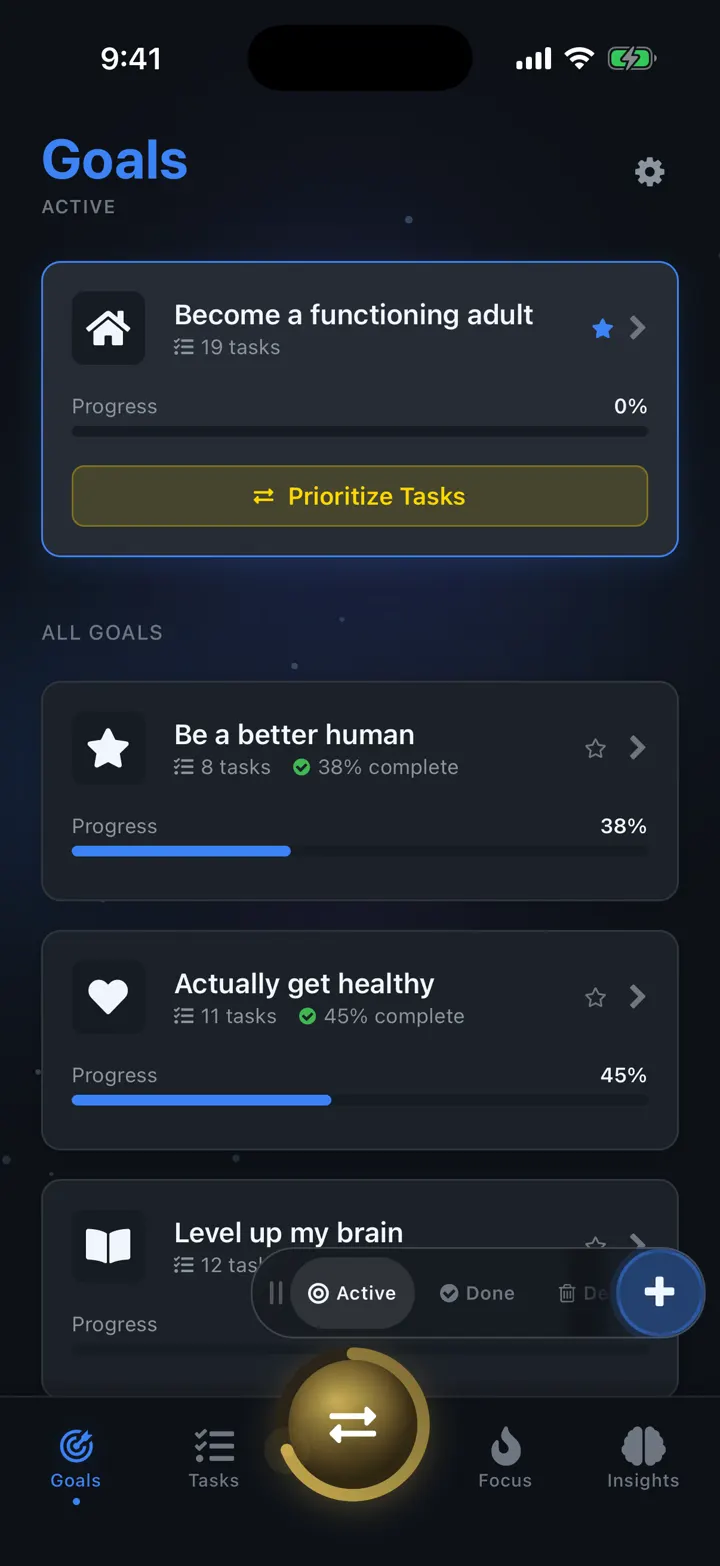 Darwin goals screenshot